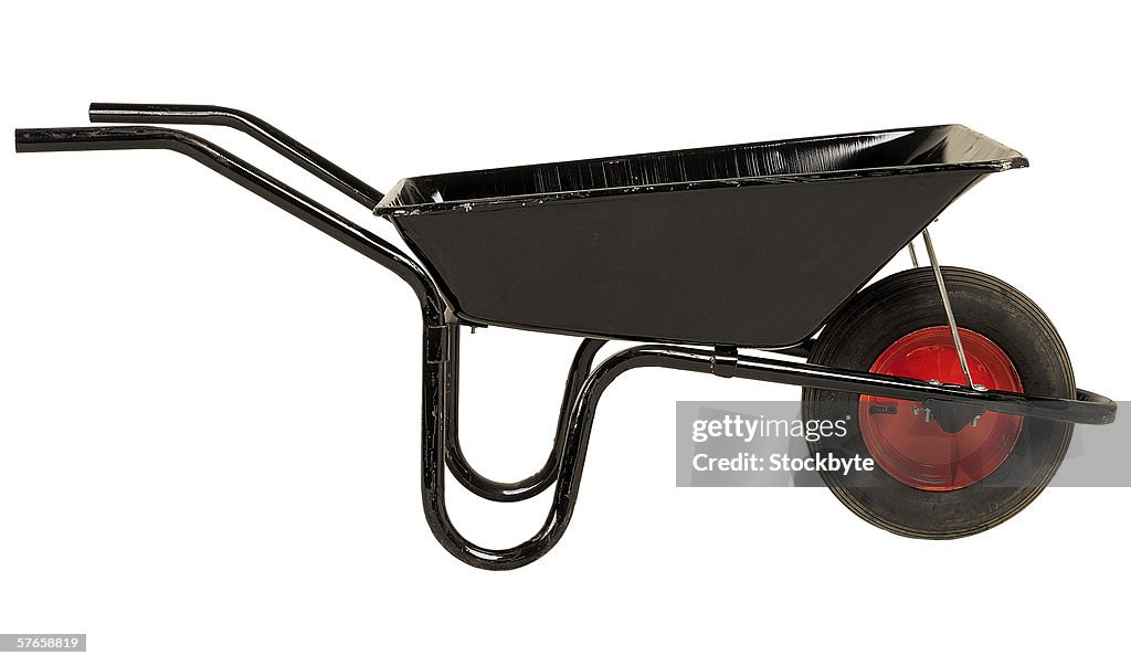 A wheel barrow