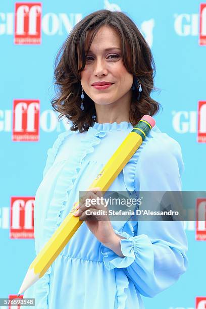 Actress Gabriella Pession attends the Giffoni Film Festival photocall on July 16, 2016 in Giffoni Valle Piana, Italy.