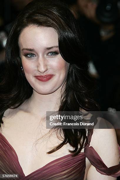 Actress Ashley Johnson attends the 'Fast Food Nation' premiere at the Palais des Festivals during the 59th International Cannes Film Festival May 19,...