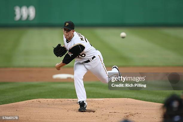 Paul Maholm of the Pittsburgh Pirates pitching during the game against the Arizona Diamondbacks at PNC Park in Pittsburgh, Pennsylvania on May 10,...