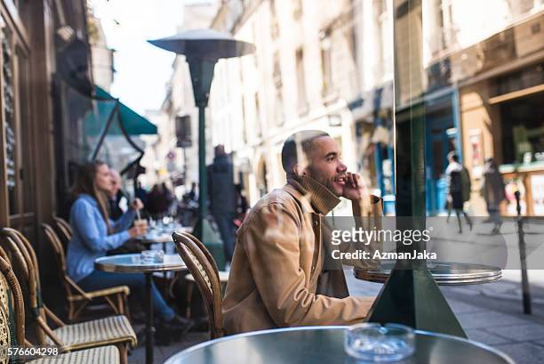 coffee in paris - café paris stock pictures, royalty-free photos & images