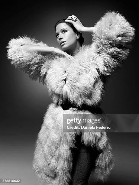 Styling by Ye Young Kim, hair by Clyde Haygood and makeup by Melissa Rogers. Fur by Sonia Rykiel and ring by Dior.