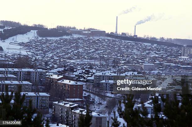 suburbs of irkutsk - irkutsk stock pictures, royalty-free photos & images