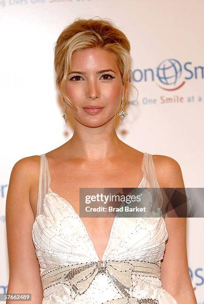 Ivanka Trump arrives at the Operation Smiles annual dinner at Skylight Studios on May 19, 2006 in New York City.