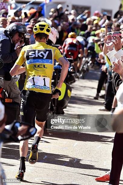 103th Tour de France 2016 / Stage 12 Christopher FROOME Yellow Leader Jersey / Broken Bike / Mechanical Problem / Montpellier - Mont Ventoux / Chalet...