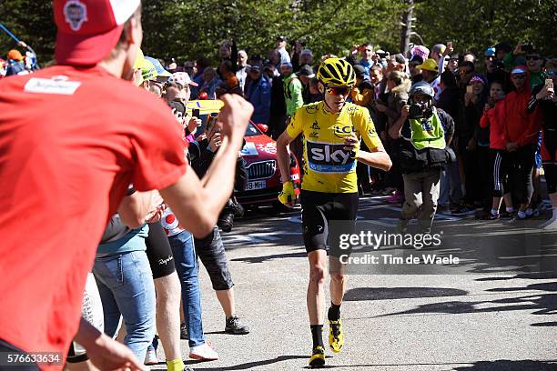 103th Tour de France 2016 / Stage 12 Christopher FROOME Yellow Leader Jersey / Mechanical Problem Broken Bike / Montpellier - Mont Ventoux / Chalet...