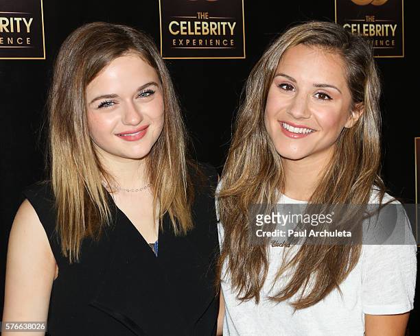 Actress Joey King and TV Personality Electra Formosa attend the Celebrity Experience Q&A panel at The Universal Hilton Hotel on July 16, 2016 in Los...