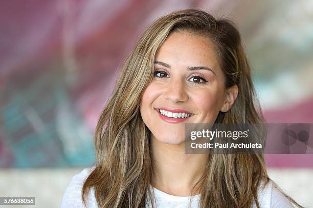 Personality Electra Formosa attends the Celebrity Experience Q&A panel at The Universal Hilton Hotel on July 16, 2016 in Los Angeles, California.