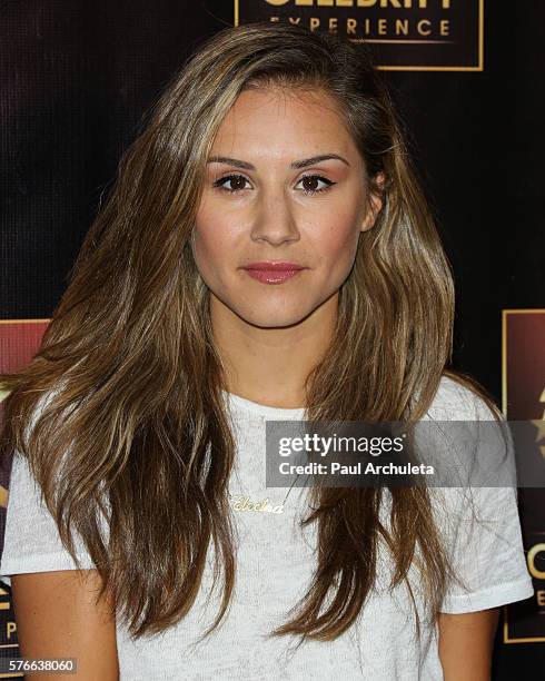 Personality Electra Formosa attends the Celebrity Experience Q&A panel at The Universal Hilton Hotel on July 16, 2016 in Los Angeles, California.