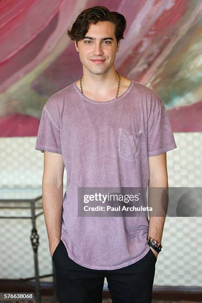 Actor Ryan McCartan attends the Celebrity Experience Q&A panel at The Universal Hilton Hotel on July 16, 2016 in Los Angeles, California.