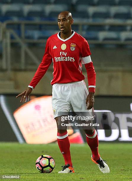 Benfica's defender from Brazil Luisao in action during the Algarve Football Cup Pre Season Friendly match between SL Benfica and Derby County at...