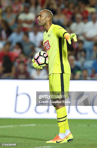 Derby County's goalkeeper Grant in action during the Algarve Football Cup Pre Season Friendly match between SL Benfica and Derby County at Estadio do...