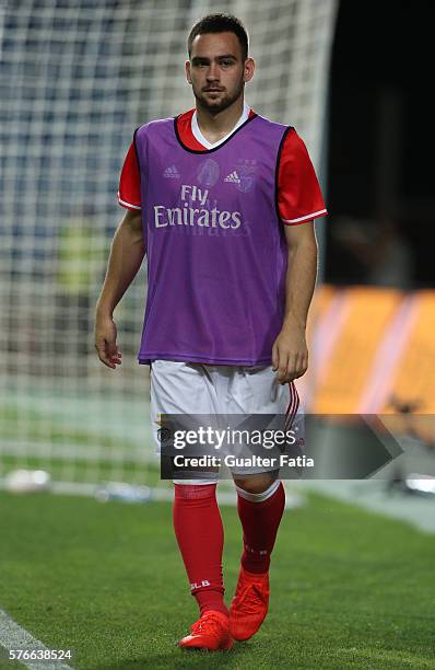 Benfica's forward from Serbia Andrija Zivkovic during the Algarve Football Cup Pre Season Friendly match between SL Benfica and Derby County at...