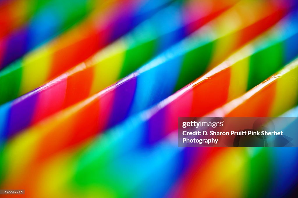 Abstract colorful bright rainbow candy