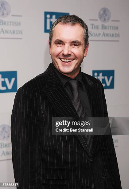 Actor, Alan Fletcher in the Pressroom at the British Soap Awards 2006 at BBC Television Centre on May 20, 2006 in London, England. The annual awards...