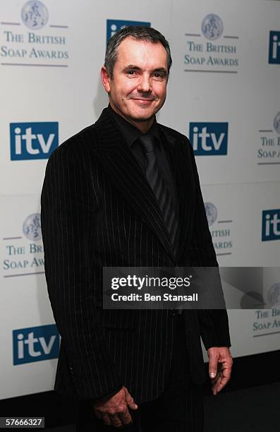 Actor, Alan Fletcher in the Pressroom at the British Soap Awards 2006 at BBC Television Centre on May 20, 2006 in London, England. The annual awards...