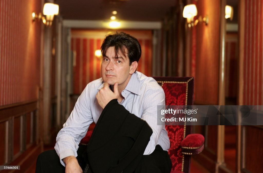 Cannes - Charlie Sheen - Portraits