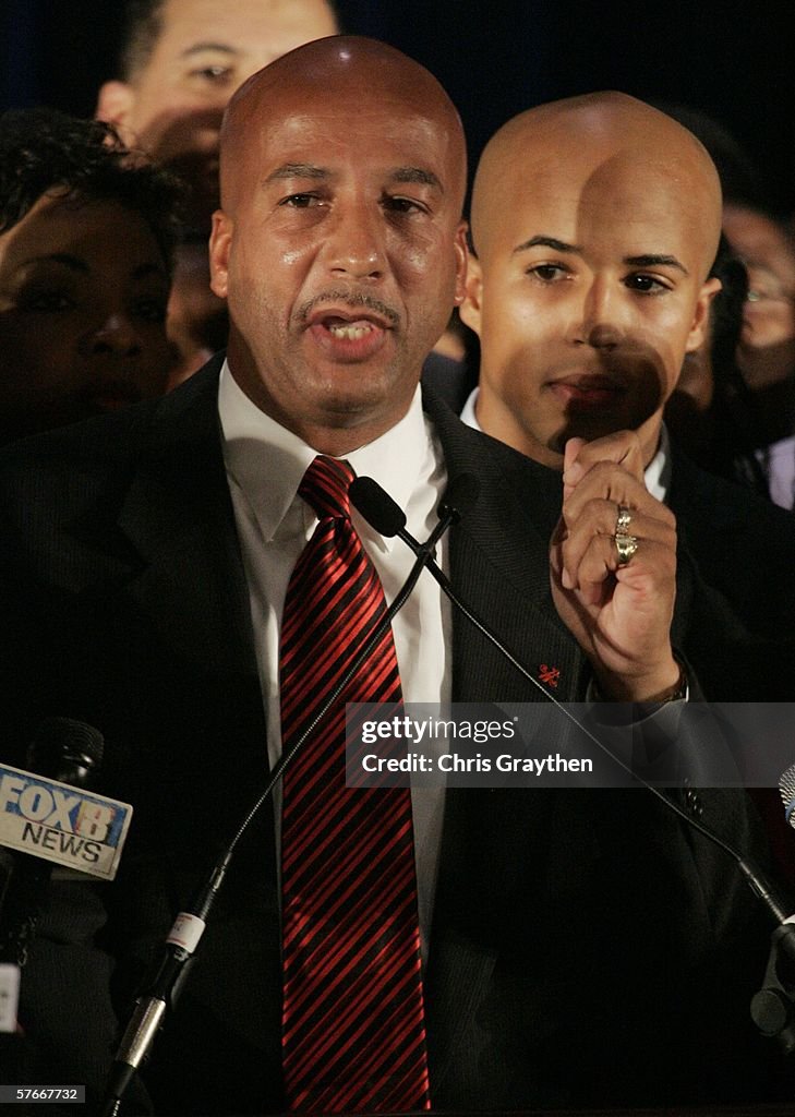 New Orleans Mayor Ray Nagin congratulates his supporters after... News Photo Getty Images New Orleans Mayor Ray Nagin congratulates his supporters after... News Photo Getty Images