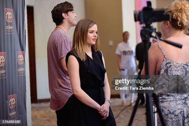 Actress Joey King attends The Celebrity Experience Q&A Panel at Hilton Universal Hotel on July 16, 2016 in Los Angeles, California.