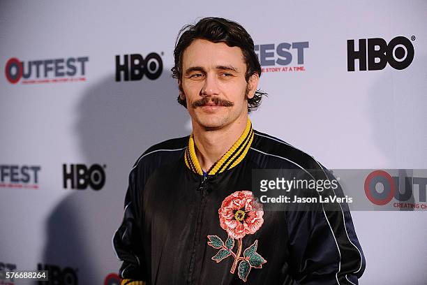 Actor James Franco attends a screening of "King Cobra" and the presentation of the James Schamus Ally Award at the 2016 Outfest at Director's Guild...