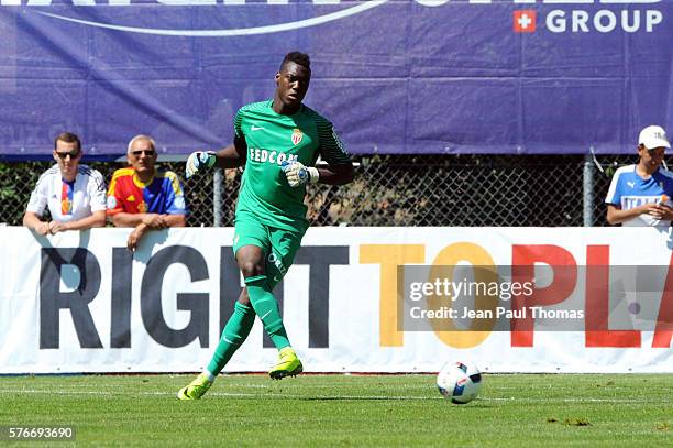 Loic BADIASHILE of Monaco during the pre season friendly match between As Monaco and Fc Basel on July 16, 2016 in Montreux, Switzerland.