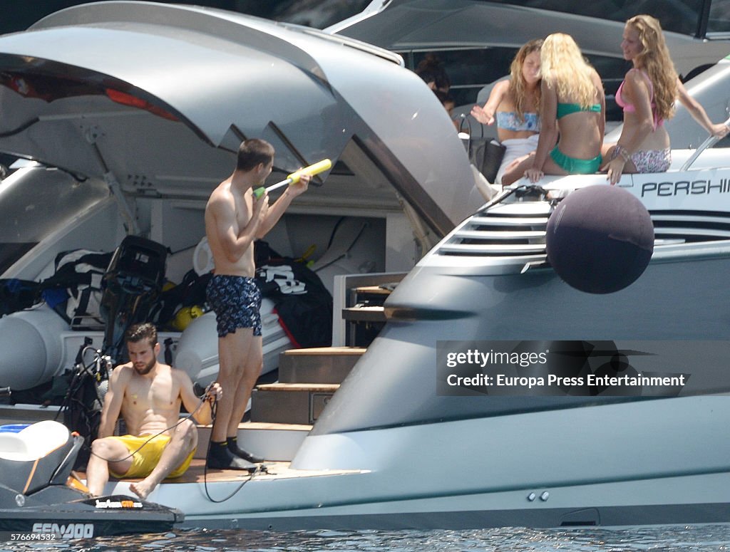 Celebrities Sighting In Ibiza - June 30, 2016