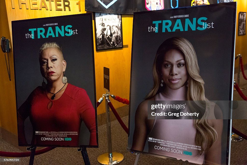 Outfest 2016 Screening Of "The Trans List" - After Party