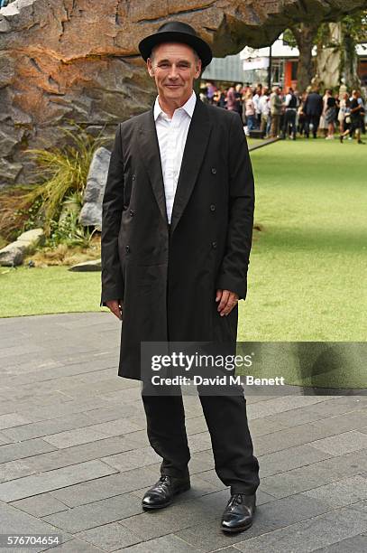 Mark Rylance attends the UK Premiere of "The BFG" at Odeon Leicester Square on July 17, 2016 in London, England.