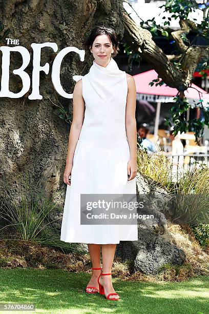 Rebecca Hall arrives for the UK film premiere of "The BFG" on July 17, 2016 in London, England.