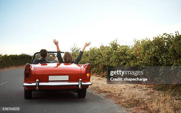 road trips make great stories - vintage road trip stock pictures, royalty-free photos & images