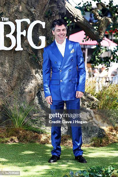 Jonathan Holmes arrives for the UK film premiere of "The BFG" on July 17, 2016 in London, England.