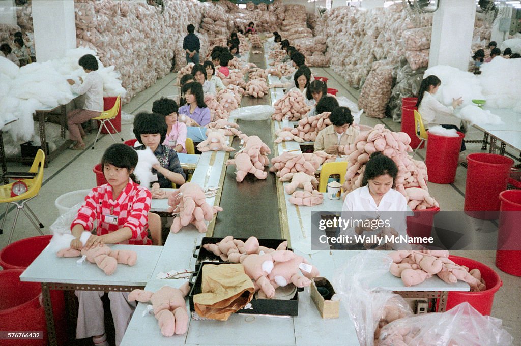 Workers Making Cabbage Patch Dolls