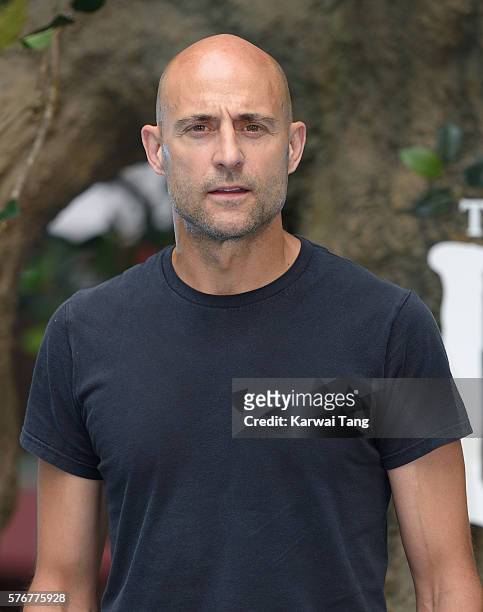 Mark Strong arrives for the UK film premiere of "The BFG' at Odeon Leicester Square on July 17, 2016 in London, England.