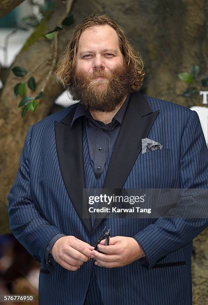 Olafur Darri Olafsson arrives for the UK film premiere of "The BFG' at Odeon Leicester Square on July 17, 2016 in London, England.