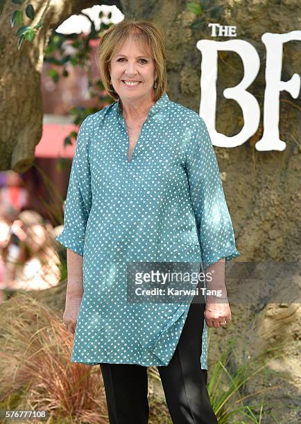 Penelope Wilton arrives for the UK film premiere of "The BFG' at Odeon Leicester Square on July 17, 2016 in London, England.