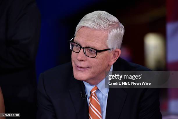 Pictured: Hugh Hewitt, Host, The Hugh Hewitt Show appears on "Meet the Press" in Cleveland, OH, Sunday July 17, 2016. --