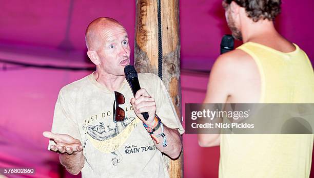 Eddie "The Eagle" Edwards attends Citadel Festival at Victoria Park on July 17, 2016 in London, England.