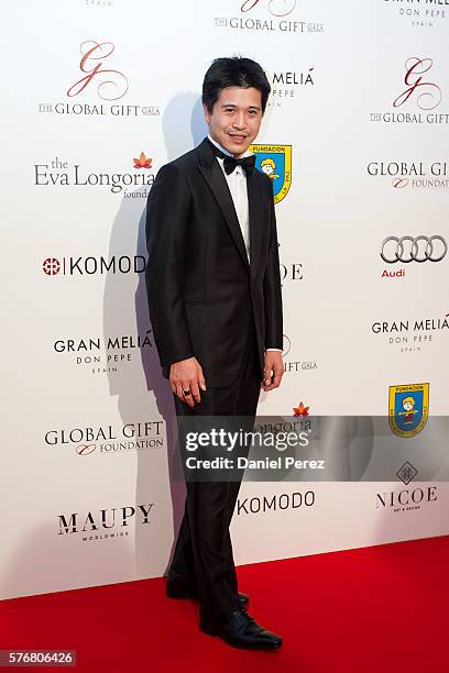 Thomas Tchen attends the Global Gift Gala 2016 red carpet at Gran Melia Don pepe Resort on July 17, 2016 in Marbella, Spain.