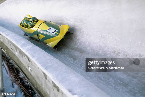 Bob Sledding Racing 358 Jamaican Bobsled Team Stock Photos, High-Res Pictures, and Images ...