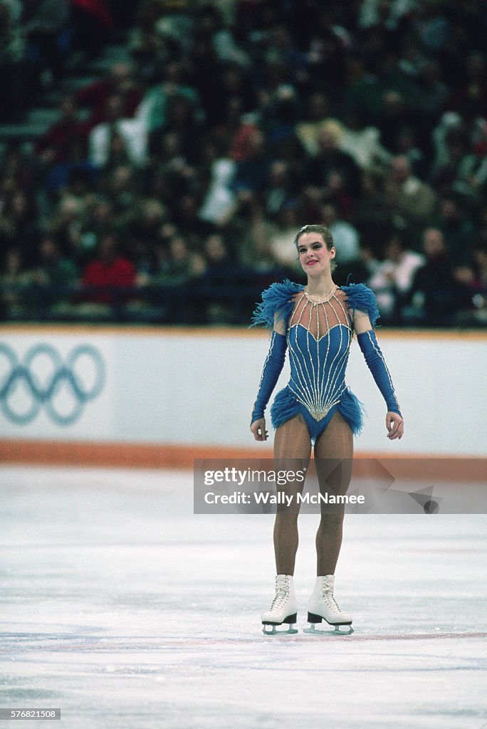 Katarina Witt Performing at the 1988 Olympics