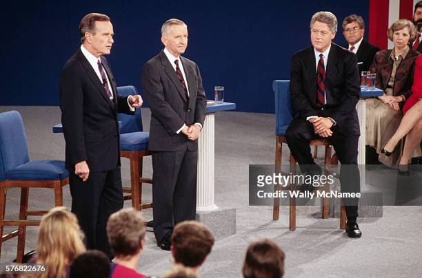 Candidates at the Presidential Debate