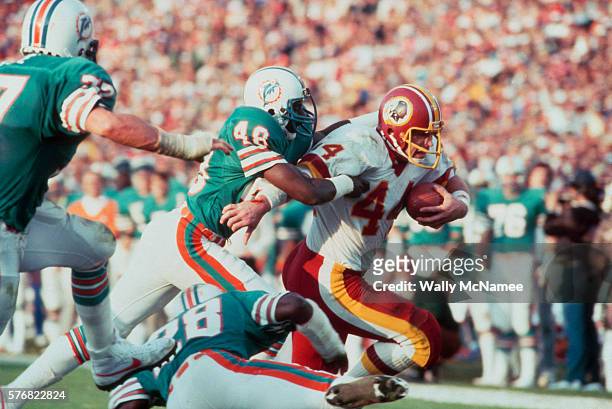 Super Bowl XVII was played in the Rose Bowl by the Washington Redskins and the Miami Dolphins. Washington defeated Miami 27 to 17, and Riggins was...