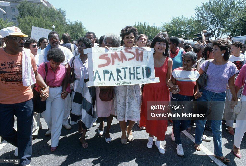 Anti-Apartheid Demonstration