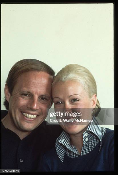 Former White House Counsel John Dean and wife Maureen pose for a portrait. The Deans, trying to avoid the press and others, were in seclusion on the...