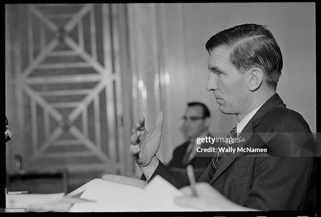 Senator Joseph D. Tydings at Dodd Hearing