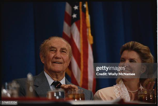 Strom Thurmond and Wife Nancy