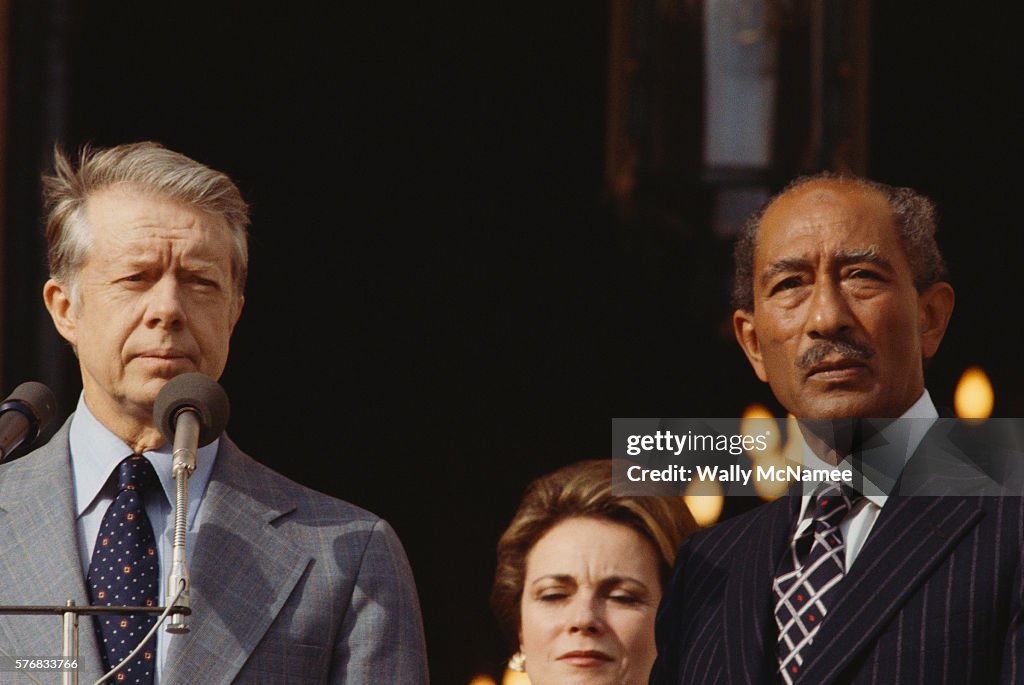 President Carter and Anwar el-Sadat