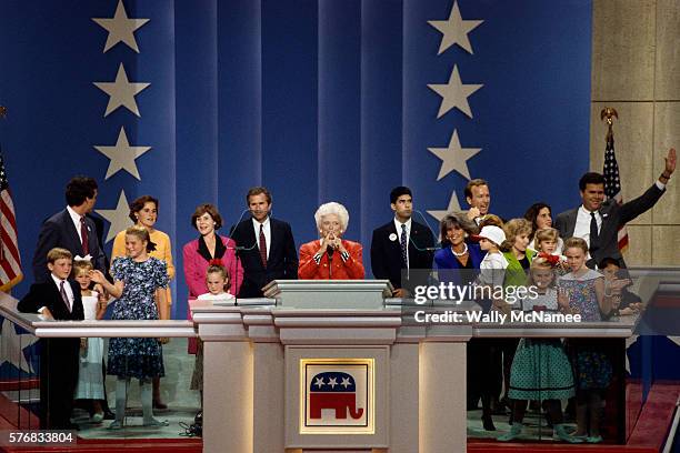 First Lady Bush and the Bush Family at the Republican National Convention