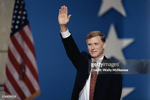 Dan Quayle Waving at the Republican National Convention