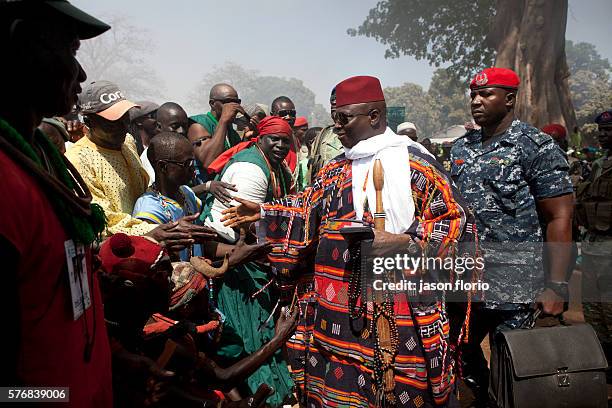 Yahya Abdul-Aziz Jemus Junkung Jammeh is the president of the Gambia. As a young army officer, he took power in a July 1994 military coup and was...